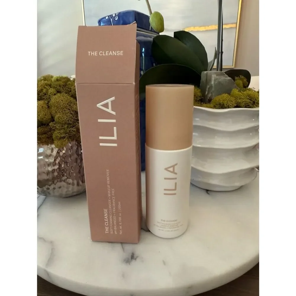 ILIA The Cleanse by ILIA, 6.7 oz Soft Foaming Cleanser + Makeup Remover